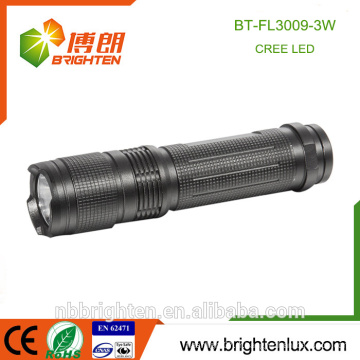 Alibaba Hot Sale Portable Handheld Camping Usage Aluminium Le plus puissant 3W Cree Matal Outdoor led torch light manufacturers